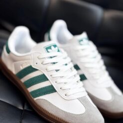 Samba Blancas linea verde